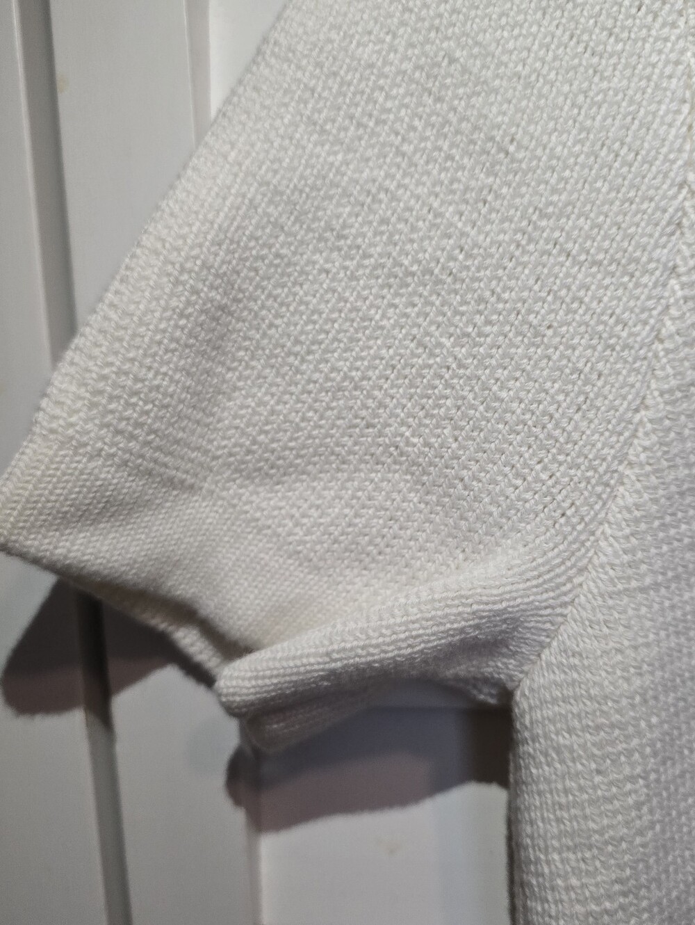 Prosperina Mary Lynn Ivory Cotton Sweater in XS - Picture 6 of 10